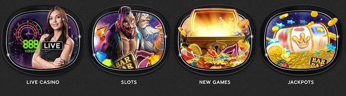 Casino Options at 888bets